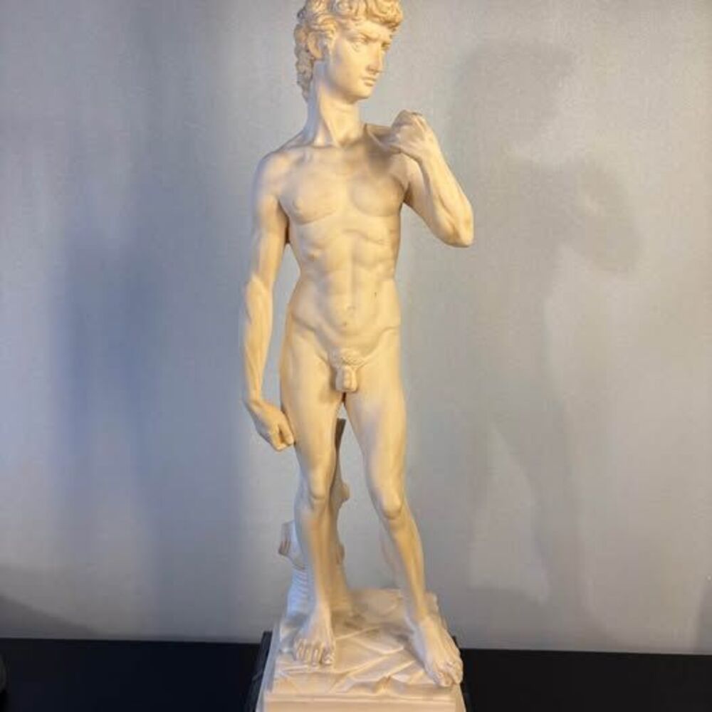 Michelangelo's David Sculpture (Gino) 12”